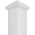 thumbnail image 5 of Ekena Millwork 12"W x 10'H Premium Square Non-Tapered Smooth PVC Endura-Craft Column Wrap Kit, Tuscan Capital & Base, 5 of 9