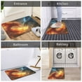 thumbnail image 6 of Front Door Mat Indoor Outdoor Outside Entrance - 16*24in Washable Red And Blue Fire Dragon B Thin Bathroom Rugs Fit Under Door, Bath Rugs for Bathroom, Kitchen Rugs Mats for Floor, 6 of 6