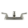 thumbnail image 4 of Dura Faucet Classical Two Handle RV Kitchen Faucet - Brushed Satin Nickel, 4 of 7