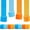 bo4-8, variant on 8 Rolls Blue and Orange Crepe Paper Streamers for Bluey Birthday Dragon Ball Party Decorations Wedding Baby Shower DIY Craft Paper(1.8 Inch x 82 Ft/Roll)