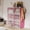 pink, variant on Modular DIY Plastic Shoe Storage Cabinet with Doors, 6-Cube Portable Shoe Organiser, Space-Saving for Hallway, Bedroom & Living Room-pink