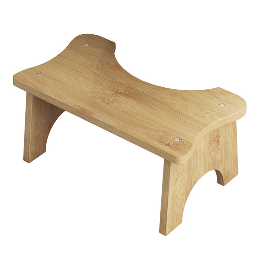 1pc Wood Footstool Household Kid Stool Living Room Furniture wood Color