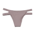 thumbnail image 2 of Tavik Womens Chloe Side Tab Bikini Swim Bottom, Pink, X-Large, 2 of 2