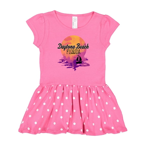 Inktastic Daytona Beach Florida Sunset Gift Baby Girl Dress