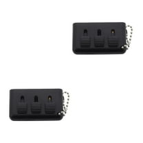 OUNONA OUNONA 2pcs Portable 3 in 1 Golf Club Cleaner Brush Pocket Groove Cleaner Tool for Golf Club Maintenance Small Accessories for Golf Bag