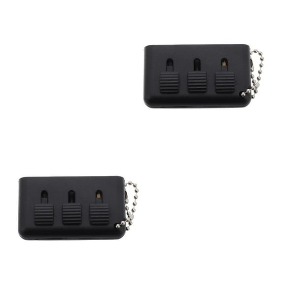 OUNONA 2pcs Portable 3 in 1 Golf Club Cleaner Brush Pocket Golf Groove Cleaner Tool for Golf Club Maintenance Small Golf Accessories for Golf Bag