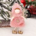 thumbnail image 4 of Ángel con alas Colgantes Adorno Árbol de Navidad Colgante Signo Feliz Navidad Árbol de Navidad Decor Abody  Rosa, 4 of 7