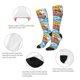 thumbnail image 3 of Balery Rainbow Animals on Noah's Ark Calcetines novedosos Calcetines deportivos Calcetines hasta la rodilla Calcetines de algodón Calcetines originales y geniales, 3 of 6