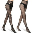 thumbnail image 2 of Decodeary Collants Résille en Dentelle Doux et Confortables, Mode, Élasticité, pour le Confort, Collants Résille Aguichant, Premium 4, 2 of 6