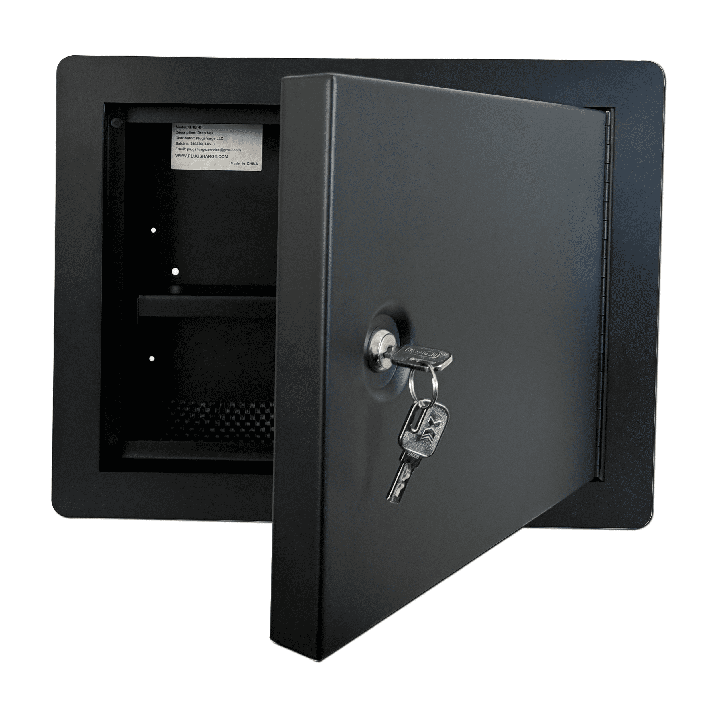 In-Wall Safe with Key Lock – Heavy-Duty Steel Lockable Hidden Wall Compartment for Secure Storage, Wall Safe Box for Jewelry, Cash, and Documents – 15.75-Inch Exterior Width, Durable Design