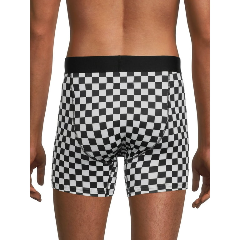 No Boundaries Men s Tag Free Printed Stretch Boxer Briefs 3 Pack Sizes up to 3XL