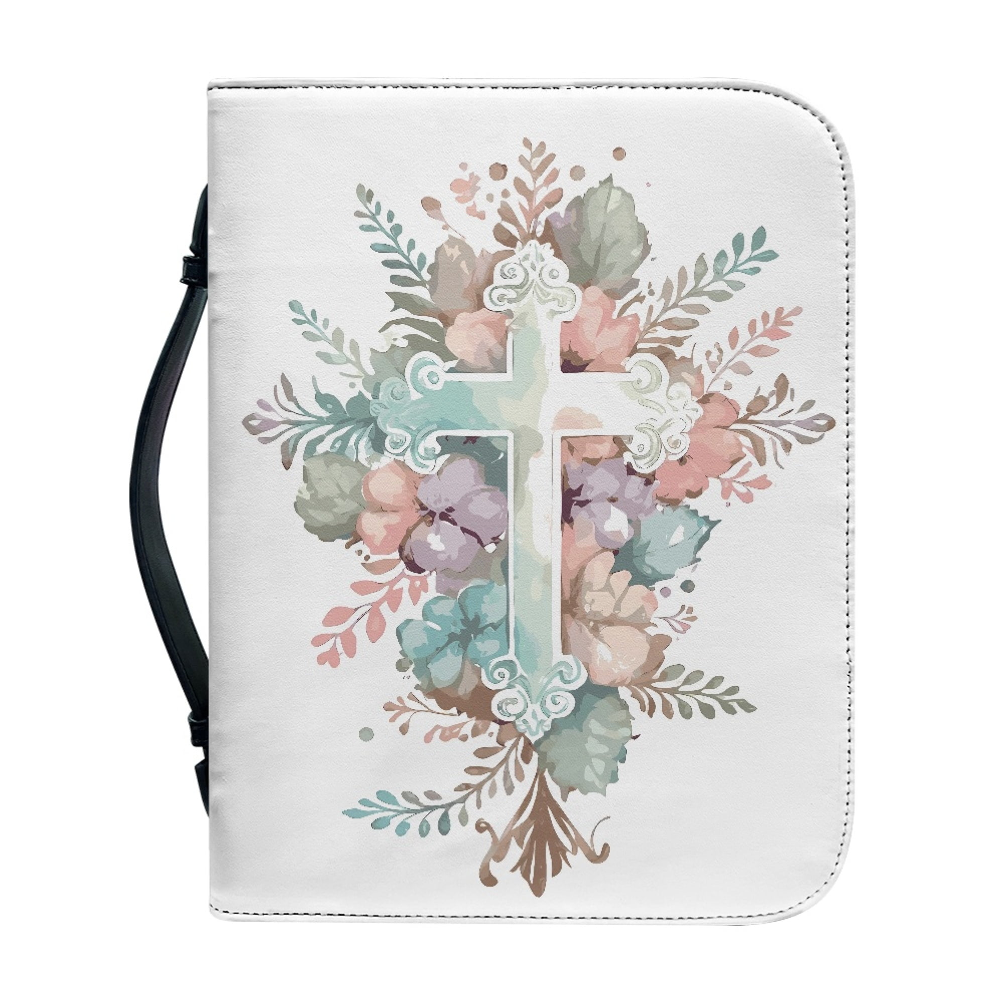 Cross Bible Bag Scripture Bag With Handle Colorful Flower - Temu