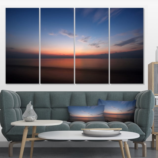 Ko Samui Sea Sunrise Panorama - Oversized Beach Canvas Artwork