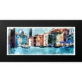 thumbnail image 2 of Bolokofsky, Ronald 18x10 Black Modern Framed Museum Art Print Titled - Riding the Canal, 2 of 5