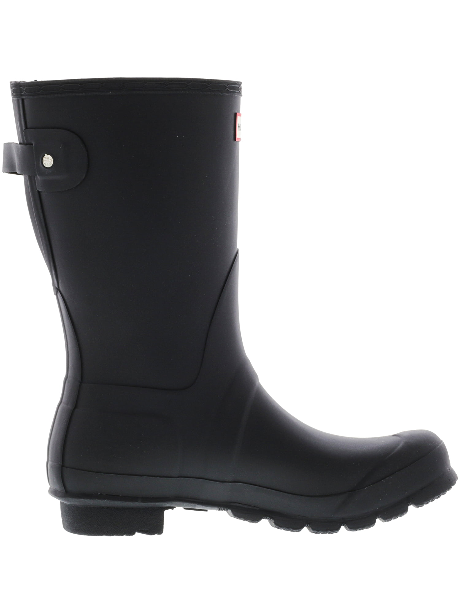 short black rain boots
