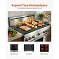 thumbnail image 2 of VEVOR Noodle Board Stove Cover, Stove Top Covers for Gas Burners & Electric Stove, Pine Wood Cutting Board with Built-in Handles, RV Stovetop Cover/ Kitchen Sink Cover for Counter Space & Tray, 2 of 9