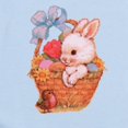 thumbnail image 2 of CafePress - Bunny Rabbit In An Easter Basket Body Suit - Baby Light Bodysuit, Size Newborn - 24 Months, 2 of 4