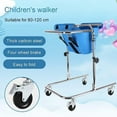 thumbnail image 3 of Marchette à Roulettes pour Enfants avec Paralysie Cérébrale, Hauteur Réglable, Convient pour Hauteur 31 Pouces - 47 Pouces, Cadre de Rééducation Debout Aide à la Marche pour Handicapés, 3 of 5