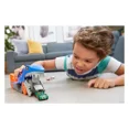 thumbnail image 4 of Smartphone-Controlled GVG36 Inspired Design Transporter Truck with 2 Alloy Mini Cars, 125cm Length 40cm Height Blue Plastic Vehicle Storage Unit Featuring Swallowing Function & Rear Ramp, 4 of 4