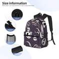 thumbnail image 3 of Goofa The Nightmare Before Christmas Pattern Casual Backpack – School Backpack Lightweight & Ergonomic Design, Water-Resistant, Spacious & Comfortable, Travel, 3 of 6