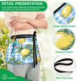 thumbnail image 4 of Yayeee Waist Apron with Pockets for Cooking Waterproof Half Server Aprons, Cartoon Plaid Lemon, 4 of 7