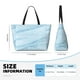 thumbnail image 4 of Fotbe Light Blue Marble Bolsa de Viaje para Playa - Resistente al Agua, Bolsa Tote de Gran Capacidad y Ligera con 7 Bolsillos para Mujeres y Hombres, 4 of 7