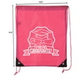 thumbnail image 2 of Senior Graduation Drawstring Backpacks Personalized Party Favor Cinch Bags - Hat & Diploma, 2 of 2