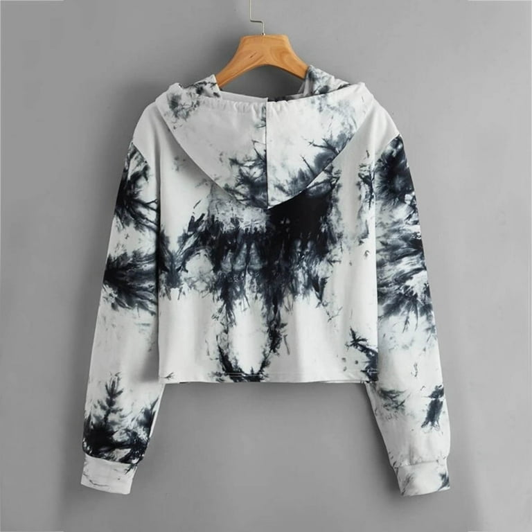 Clothing Cropped Tie Dye Sweater Buy The Souled Store Orange Tie