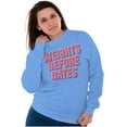 thumbnail image 4 of Funny Cycling Joke Spinning Therapy Women Crewneck Sweatshirt Brisco Brands S, 4 of 6