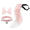 thumbnail image 4 of Cosplay Costume Set, 2Pcs Ears Hair Clips Lolita Dress up for Cosplay Accessory, Pink, 4 of 6