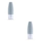 thumbnail image 1 of Matsuzay Botella dispensadora de viaje Gel de ducha de dientes Artículos de tocador Tubo exprimidor Contenedor dispensador Cuidado personal Azul 90ML 2Conjunto, 1 of 6