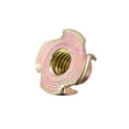 thumbnail image 5 of M8x10mm T-Nuts 4 Pronged Tee Nut Carbon Steel Color Zinc Plating 24 Pack, 5 of 5