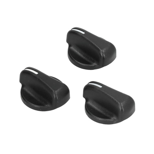 Perilla de control de calefacción y aire acondicionado, 3 unidades, resistente y duradera