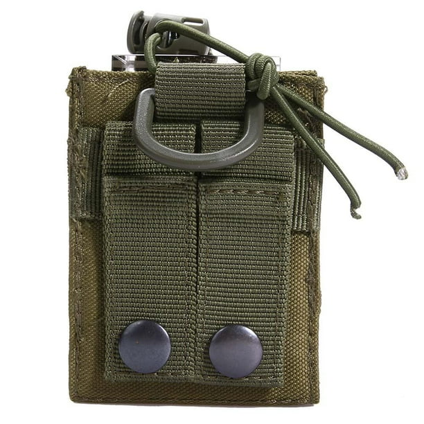 Bolsa para walkie-talkie con Radio al aire libre, bolsa para revistas, bolsillo verde Likrtyny Para Estrenar