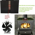 Wood Stove Fan Mini Heat Powered Fan Log Burner Fireplace Eco Fans