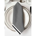 thumbnail image 2 of Cloth Napkins Set of 2 - 20x20 Inches, Farmhouse Black White Striped Washable Reusable Table Napkins, Modern Stripes Soft & Absortbent Dining Napkin for Party Wedding Hotel Restaurant, 2 of 8