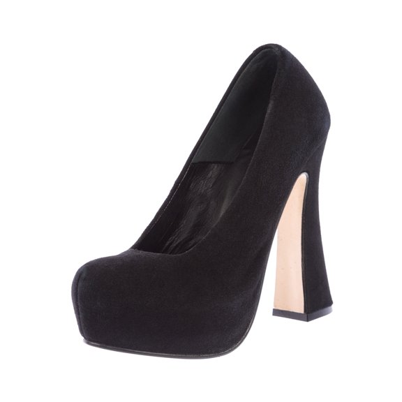 Surface to Air Women's Suede Hydra High V2 Platform Pumps Size 5.5 Black