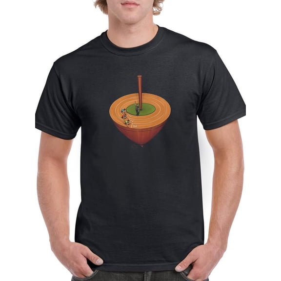 Loop Games T-Shirt Men -Ali Rastroo Designs, Male 5X-Large