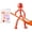 Orange, variant on DIY Action Figures Building Set with 7, Multi-Jointed Movable Robot Figure Kit, Movable Joints Figure with Armament Pack for Creative Building and Desk Display