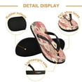 thumbnail image 3 of YAZAOOSummer Flip Flops Creatively Pink White Flowers Simple Beach Sandals, 3 of 8
