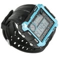 thumbnail image 3 of Men's Electronic Watch Night Light Waterproof Large Dial Dual Time Digital Sports WatchBlack Blue, 3 of 14