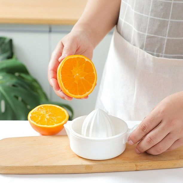 Extractor de jugo de fruta Manual para el hogar, exprimidor de limón de plástico, exprimidor de naranja