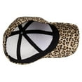 Women Leopard Print Adjustable Baseball Cap Summer Casual Snapback Hats