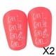 thumbnail image 1 of Espinilleras de Fútbol Mini 2x2 Uds Colamx Protección de Piernas Rosa 8cm x 5cm, 1 of 8