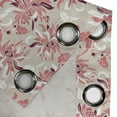 thumbnail image 4 of Ambesonne Floral Grommet Curtain, Pastel Florets, 50" x 96", Beige Coral Maroon, 4 of 6