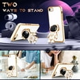 thumbnail image 3 of for iPhone SE 2022/2020/8/7 Case Astronaut Cute for Women Girls Girly Unique White Phone Cases with Astronaut Hidden Stand Kickstand 6D Design Cover for iPhone 7/8/SE 4.7 inch, 3 of 11
