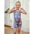 thumbnail image 5 of 2-8 Years Gymnastics Leotards for Girls Sparkly Biketards Unitards Athletic Tumbling Outfit, 5 of 6