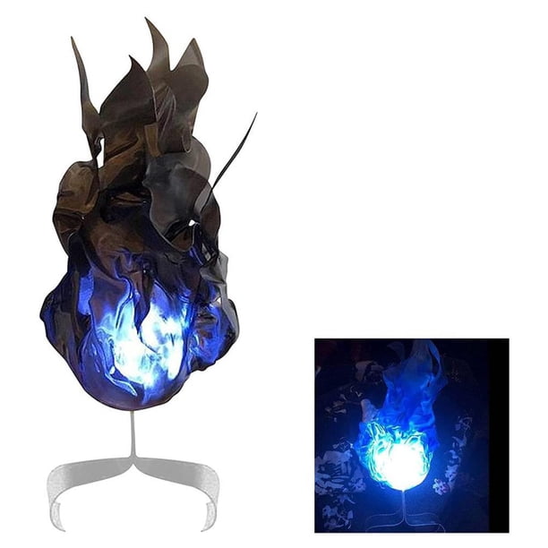 Yuarrent Bola de fuego flotante de Halloween, adornos de bola de fuego LED que brillan intensamente para accesorios de Cosplay de fiesta de Halloween Kits de decoración para fiestas No.2 Yuarrent HA043589-02