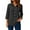 Black, variant on OIOLOYJM 3/4 Sleeve Women's Button Down Shirts Collared Textured Business Blouses Loose Fit Dressy Casual Fashion Work Tops with Chest Pocket Beige L