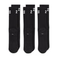 thumbnail image 3 of Men's Jordan Black Essentials Crew Socks - 3 Pairs (DA5718 010) - 8-12, 3 of 5